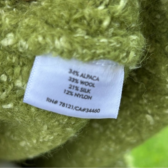 Eileen Fisher Alpaca/Wool/Silk Blend Cardigan Size Small - Picture 9 of 9